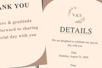 design elegant custom wedding invitations