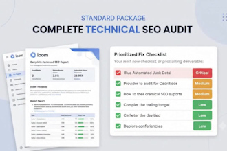 deliver technical SEO audit report and action plan