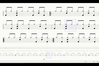 create the most accurate drum sheet music for your song