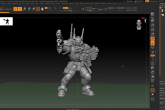 resin 3d print and paint warhammer 40k aos minatures action figure for printing