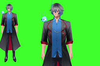 design and rig live 2d vtuber model live2d model vtuber model anime 2dvtuber