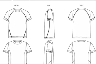 design custom t shirt hoodie polo shirt tech pack and flat sketch