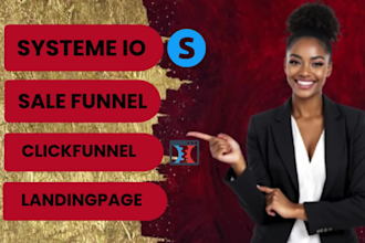 build systeme io sales funnel, systeme io website, sales funnel landing page