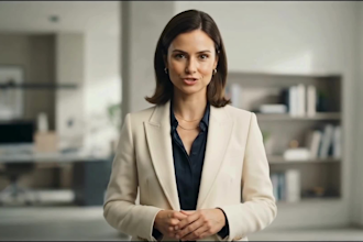 create a professional ai spokesperson video with avatar