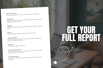 professionally beta read your manuscript