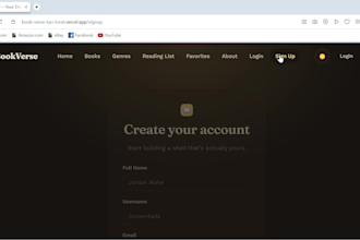 build a modern book website or online bookstore with react