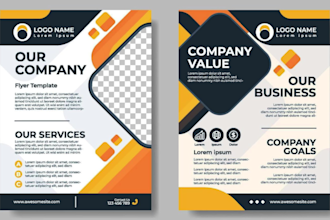 design a professional modern business card within 24 hours