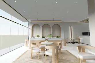 render interior design for restaurant, cafe, lounge, and spa