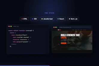 build landing page for your business