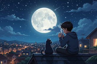 do photo animation and 2d animate picture to video or GIF loop or lofi animation