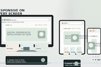 design or redesign a modern squarespace website