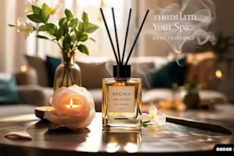 create ai amazon product listing video lifestyle photography for fragrance oil