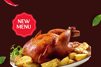 design food menu, restaurant menu, food ads, food flyer