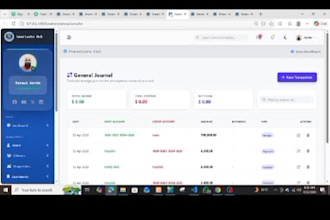 build a laravel property management erp with double entry accounting system
