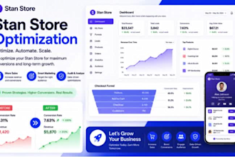 stan store checkout optimization, stan store marketing expert, stan store audit
