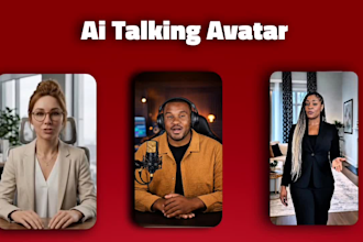 create a realistic ai talking avatar video for business