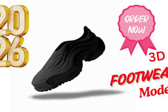 design 3d sneakers and shoes, 3d footwear modelling and 3d shoe animation