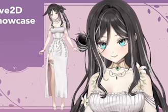 design and rig 2d anime vtuber model live2d vtuber model live 2d vtuber model