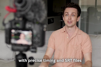 create accurate subtitle captions and srt files