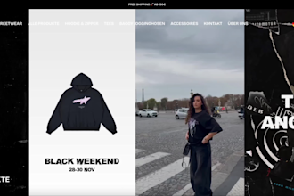 design a animated video website banner that stands out
