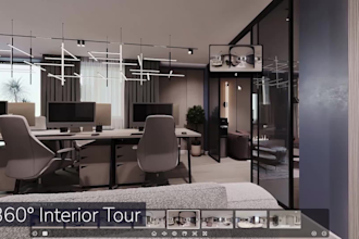 create 3d model and render exterior, interior, 360 virtual