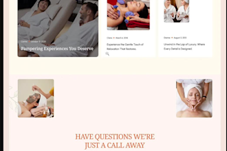 build medical spa website with booking payment automation system