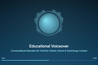 create natural conversational ai voiceovers for youtube videos