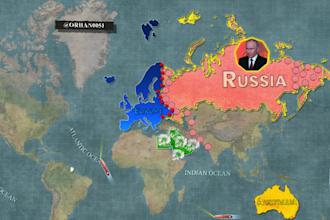create historical map animations like vox, johnny harris, epic history,