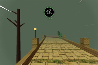 create immersive interactive warm up fitness game videos
