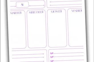 printable weekly planner, and to do list kit