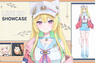 live2d vtuber model for vtube studio