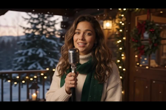 write record custom christmas carol, jingle, holiday, santa, new year song