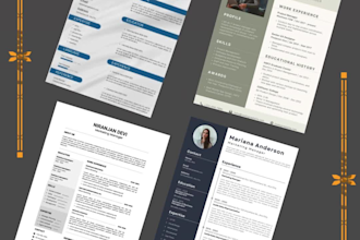 make your CV and resumes
