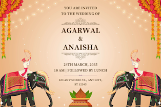 design editable wedding and birthday invitation card in canva