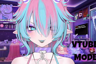 draw rig live 2d vtuber model live 2d vtuber model vtuber