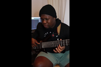 be your pro bass player, mix and master your music