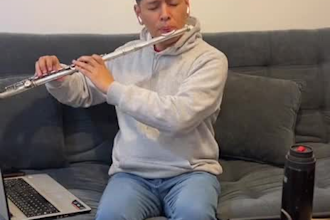 record a fast professional flute track for your project