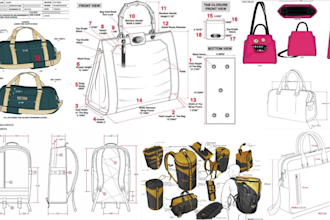 design premium handbags backpack, wallets, duffle bag  luggage and techpack