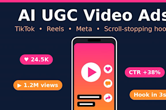 create ai ugc video ads for tiktok and meta