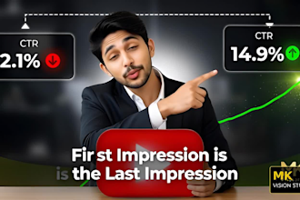 design professional youtube thumbnails to boost your CTR