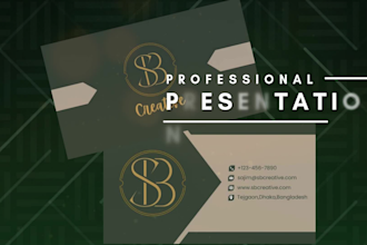 design a modern print ready business card for your brand