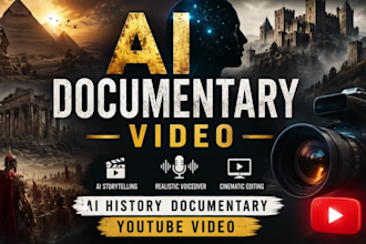 create ai documentary and history videos