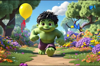 create ai animation videos, ai stories, 3d pixar style, kids animation, ai video