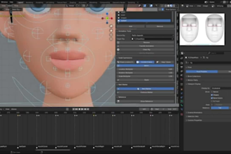 rig your 3d character with 52 arkit blendshapes for facial animation