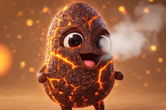 create a burnt peanut vtuber avatar for streaming