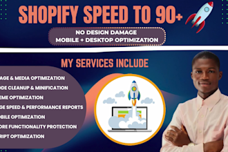 speed up your shopify store to 90 plus mobile  and desktop
