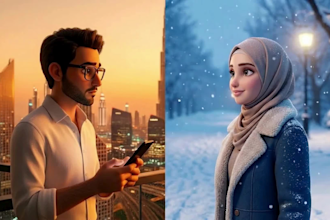 3d pixar style storytelling ai animation video proposal video ai cartoon