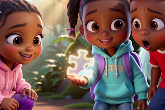 create ai kids videos, 3d cartoon animation, kids stories and youtube videos