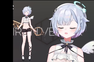 design and rig custom live2d model for vtuber avatar, anime vtuber