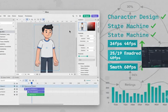 build custom rive animation with interactive state machine for ios android app